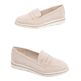 Højsåls loafers 1151 Beige