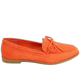 Orange klassiske damesmokasiner 3394 Orange