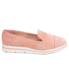 Pink 5836 Pink højhælede loafers lyserød