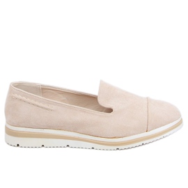 Højsåls loafers 5836 Beige