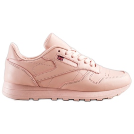 SHELOVET Klassiske sneakers lyserød