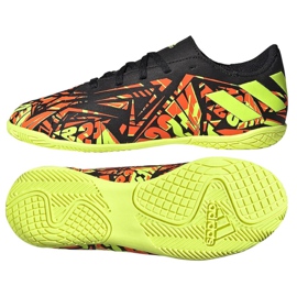 Adidas Nemeziz Messi.4 I Jr FW7310 fodboldstøvler sort, gul, orange orange