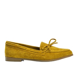 Senneps loafers lavet af Kierra eco-ruskind gul