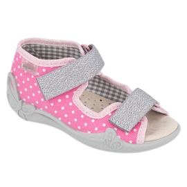 GIRL'S SANDALS PAPI BEFADO 342P016 lyserød sølv