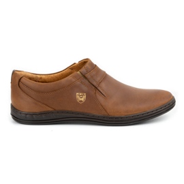 Polbut Herresko Læder 362 Camel brun