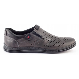 Polbut Herre Brogues 401 Sommergrå