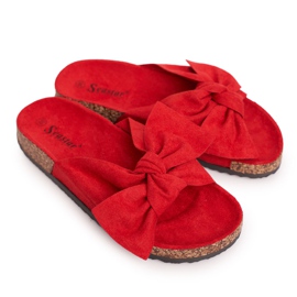 PB2 Børns røde lille Wendy flip -flops