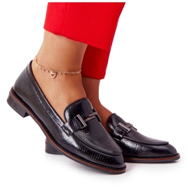 Dame Loafers Sergio Leone PB253 Sort