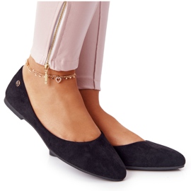 Ruskind ballerinaer Sergio Leone BL622 Sort