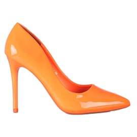 SHELOVET Mode høje hæle orange