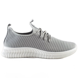 SHELOVET Komfortable Slip-On sneakers grå