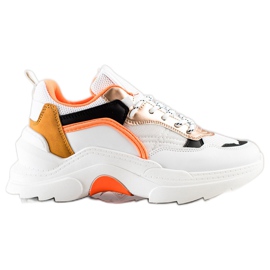 SHELOVET Moderigtige farverige sneakers flerfarvet