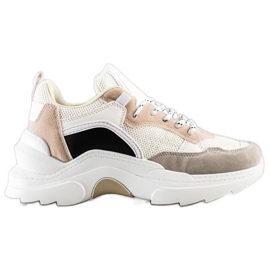 SHELOVET Moderigtige farverige sneakers flerfarvet