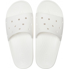 Crocs Classic Slide kvinders hjemmesko hvid 206121 100