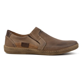 Olivier Mænds læder loafers 520 brun