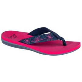 Kappa Lagoon W 242484-2267 flip-flops marine blå lyserød