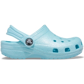 Crocs kids Classic Glitter Træsko blå 205441 4O9