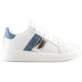 SHELOVET Casual hvide sneakers