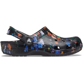 Crocs Dame Klassisk Trykt Floral Træsko sort-farvet 206376 0C4 flerfarvet