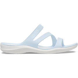 Crocs Kvinders hjemmesko Swiftwater blå-hvid 203998 4JQ