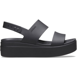 Crocs damesandaler Brooklyn Low Wedge sort 206453060