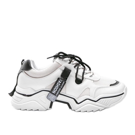 Sort og hvid Kenya sports sneakers