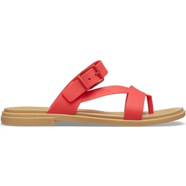 Crocs Kvinders hjemmesko Tulum Toe Post rød 206108 8C1