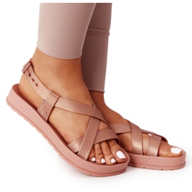 Duftende miljøvenlige gummisandaler ZAXY HH285167 nøgen beige lyserød