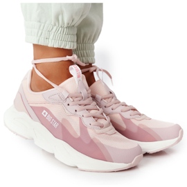 Sportssko til kvinder Memory Foam Big Star HH274811 Pink lyserød
