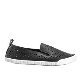 Sorte Maegan openwork sneakers