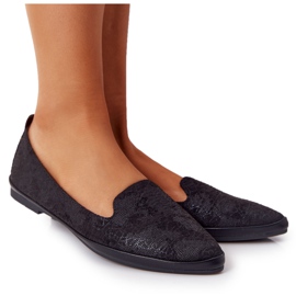 Loafers til kvinder Sergio Leone MK700 ruskind sort