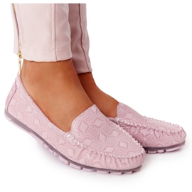 Rio Flore Eco-Friendly Leather Loafers Pink lyserød