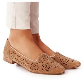 Openwork Loafers Sergio Leone BL627 Rød brun
