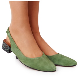 Maciejka Green Ballerinas 04482-09 grøn