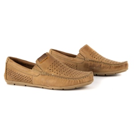 Olivier Herresko moccasin 906 til sommerbeige