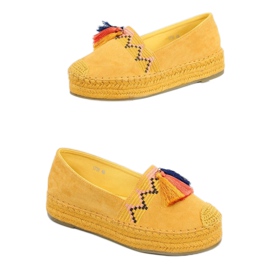 Honningkantede espadriller 1735 Gul