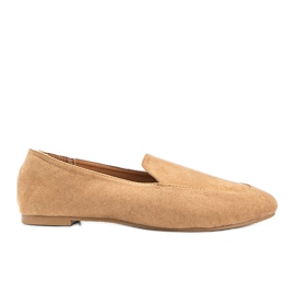 Devyn eco-ruskind beige loafers