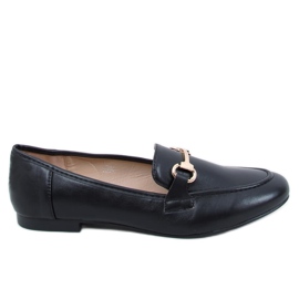 Sort Dame sorte loafers T392 Sort
