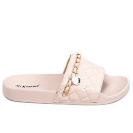 CK189P Beige beige hjemmesko