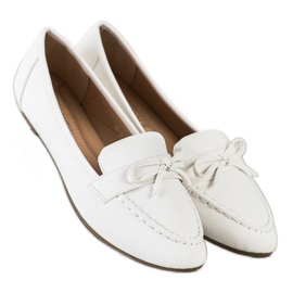 Diamantique Eco læder loafers hvid