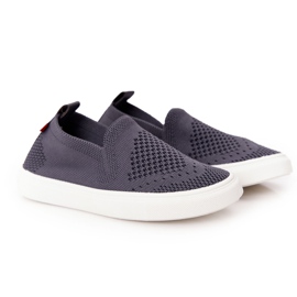 Børns Slip-On Big Star HH374104 Grå Slip-On sneakers