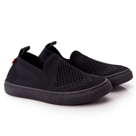 Børns Slip-On Big Star HH374107 sorte Slip-On sneakers