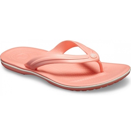 Crocs tøfler til kvinder Crocband Flip lyserød og hvid 11033 6KP