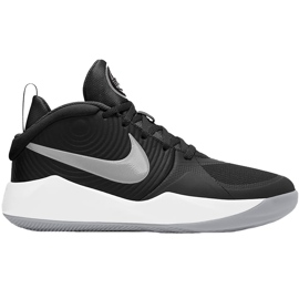 Nike Team Hustle D 9 sort-grå-hvid AQ4224 001 børnesko