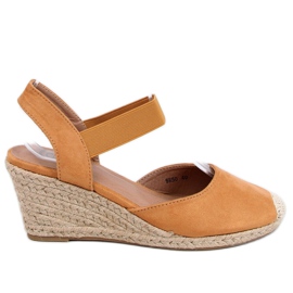 Espadrilles on wedge camel 9R50 Camel flerfarvet