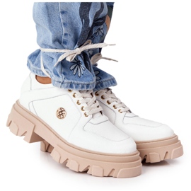 Lewski Shoes Læder Oxfords Lewski Sko 3011-0 Hvid