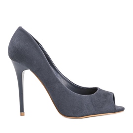 Pumps på en stilethæl Janessa blå