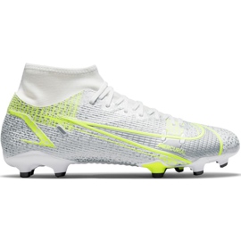 Nike Mercurial Superfly 8 Academy FG / MG CV0843 107 fodboldsko sølv