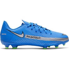 Nike Phantom Gt Academy FG / MG Junior CK8476 400 fodboldsko blå blå