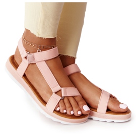Kvinders sandaler på en gummisål Coral Stranger lyserød